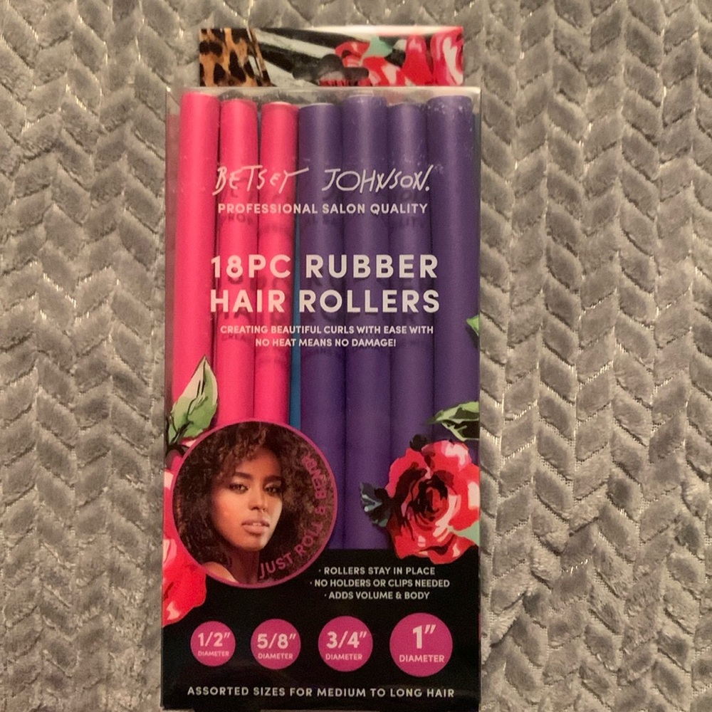 Betsy Johnson rubber hair rollers